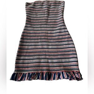Storia Red White Blue Stretch Dress size L
